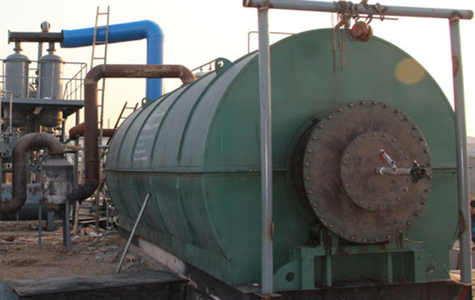 Low investment used tyre pyrolysis to oil plant