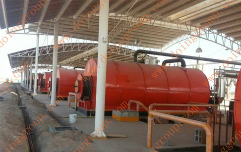   How many pyrolysis plant in Egypt ?