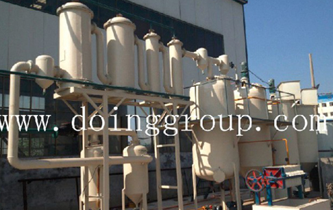 Used plastic to diesel oil distillation plant 