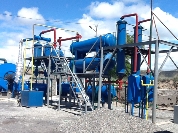 DOIGN waste tire pyrolysis plant