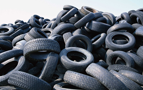 How to dispose the waste tires to fuel oil?