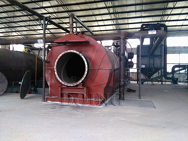 waste tire pyrolysis oil plant