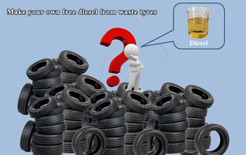 How to make your own free diesel from waste tyres?