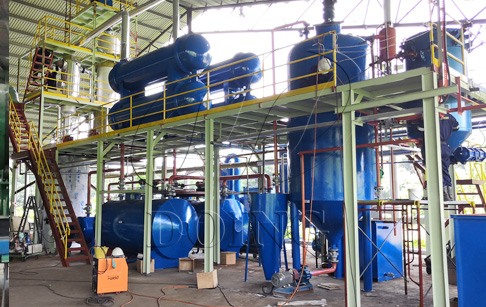 Waste oil distillation plant project installed in Malaysia