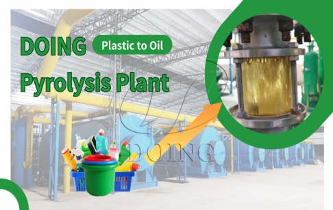 Convert plastic to fuel pyrolysis machine