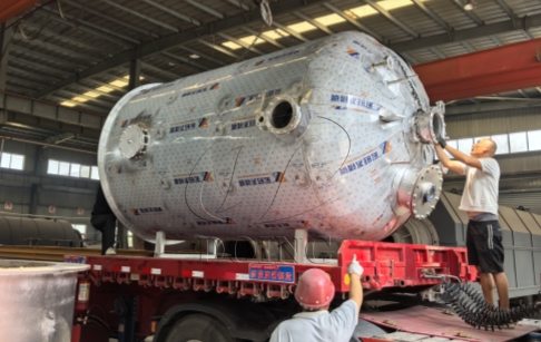 Shipment of DOING 30 tons of waste oil recycling refinery machine to Kazakhstan