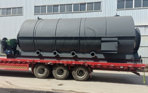 DOING Company Dispatched 10 TPD Batch Tyre Pyrolysis Plant to Uzbekistan Client