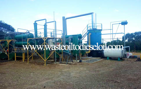 used oil to diesel fuel machine