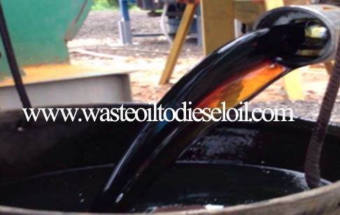 used oil to diesel machine