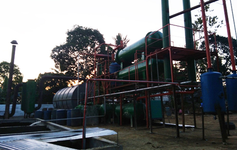 tyre pyrolysis plant