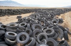 Waste tire recycling helps you find your first bucket of gold