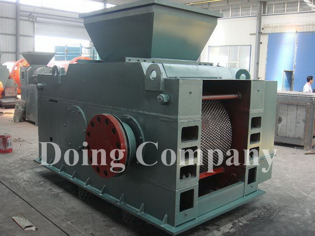 Charcoal briquette machine