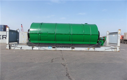 Installation case of waste tire/plastic pyrolysis plant