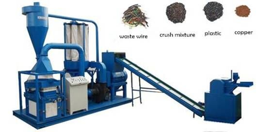 cooper wire recycling machine