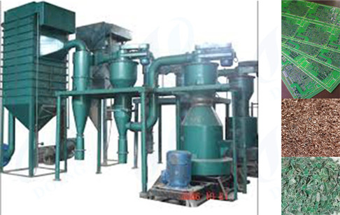 Circuit board recycling machine