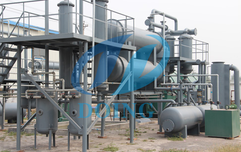   Tyre recycling use of tyre pyrolysis oil plant