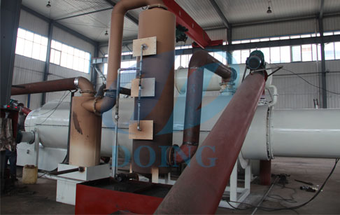 Waste tyre continuous pyrolysis production line 