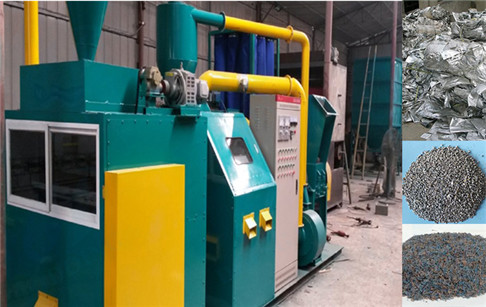 Aluminum recycling machinery