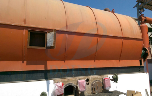 The used tyre pyrolysis plant installed in Egypt successfully