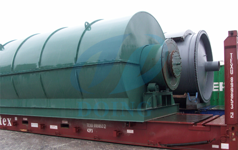 Two sets waste tyre pyrolysis plant in Macedonia  