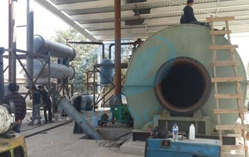 Waste tyres recycled plant in Mexico