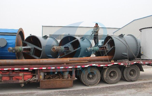 Used oil distillation plant transporting to Pakistan