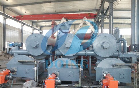 No pollution fully automatic continuous waste tyre pyrolysis 