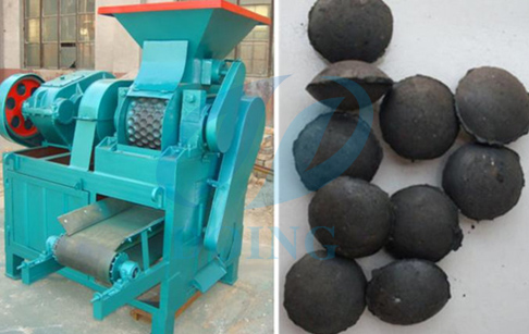 Carbon black briquette machine