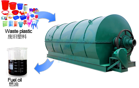 Used of plastic waste recycling machine 