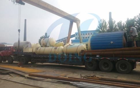 Heavy oil to diesel oil distillation plant with production technology