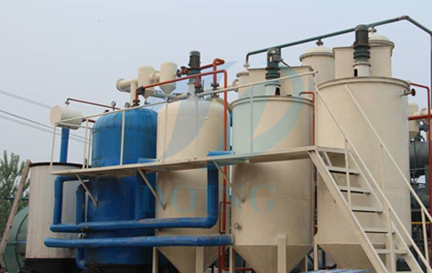 Heavy oil to diesel oil distillation plant with production technology