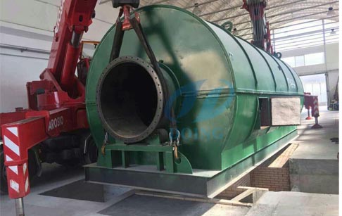 New waste tyre pyrolysis plant sucessfuly installed in Italy