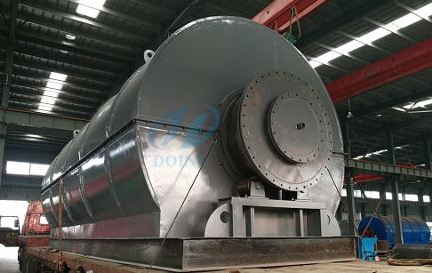 10T/D waste tyre to fuel oil pyrolysis plant delivered to Philippines
