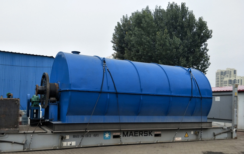 10ton capacity waste tyre to oil pyrolysis plant will be delivery
