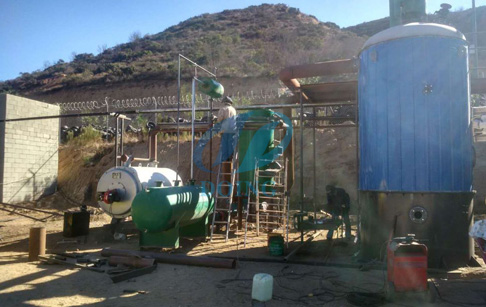 Tijuana, Mexico 10 tons waste oil to diesel machine successfully installed 
