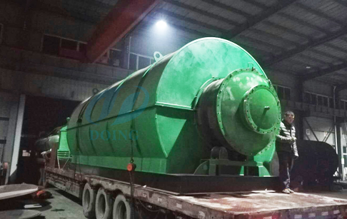 10T waste plastic to fuel conversion plant for Indian customer finished delivery 
