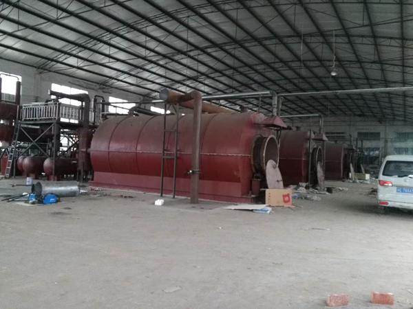 Chongqing 4 sets pyrolysis plant was installation