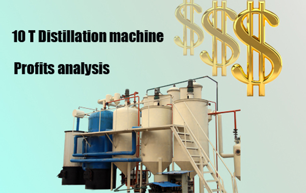 distillation machine profits analysis