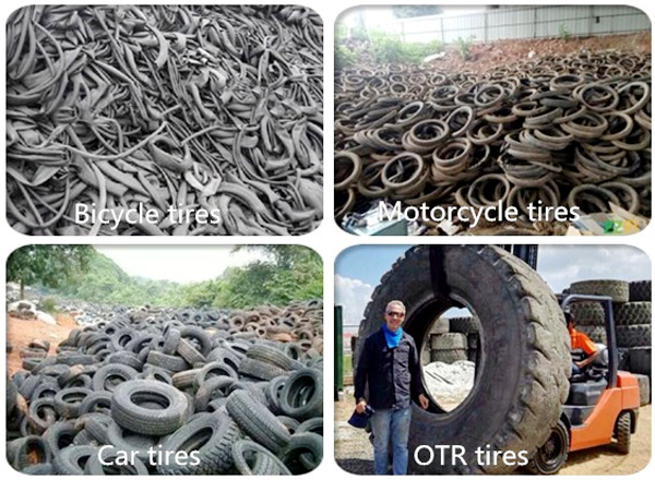 alli kinds of waste tires