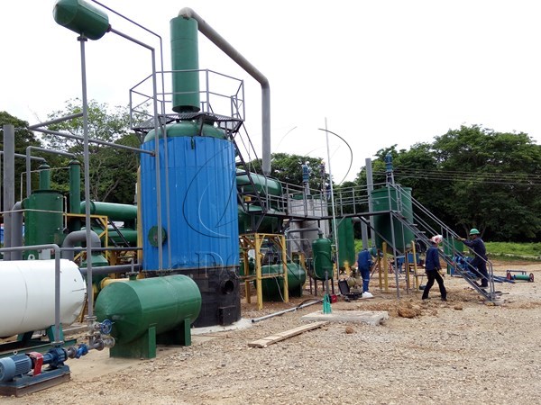 used oil to diesel plant