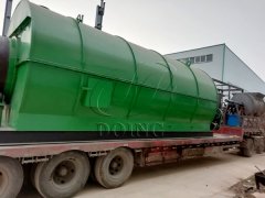 2 sets 10T/D tyre recycling to oil machines delivered to Liaoning, China