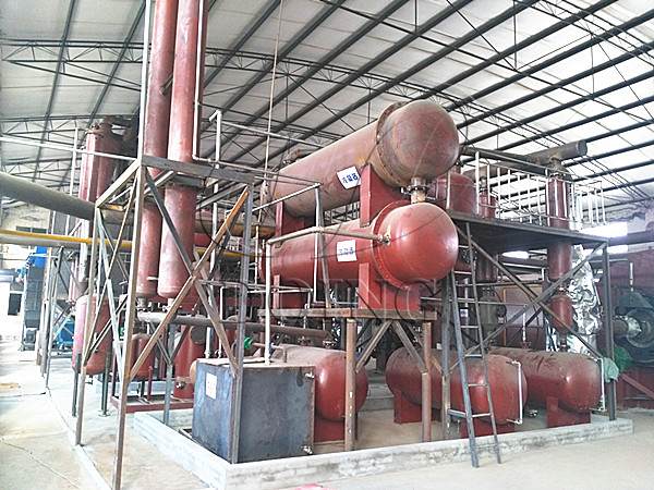 waste tire pyrolysis oil plant