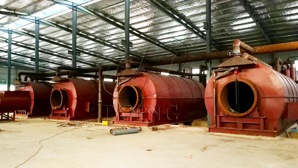 tyre pyrolysis plant