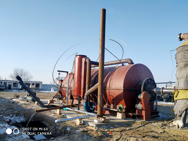 pyrolysis tyre recycling plant