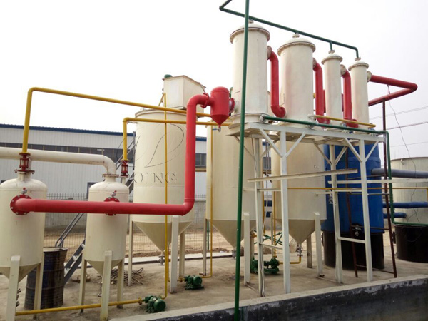 tyre oil refining