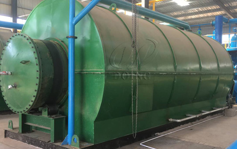 Newly designed waste plastic recycling to oil machine