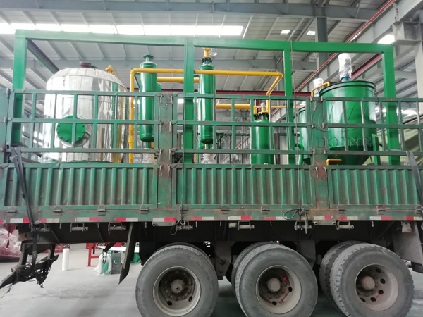 waste oil to diesel plant