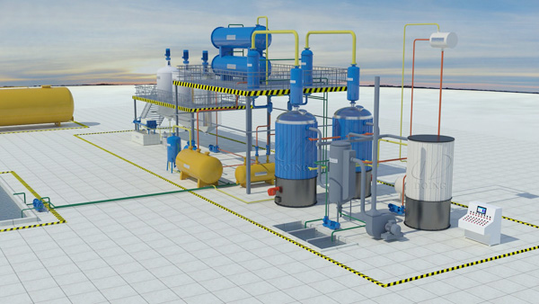 waste oil recycling to diesel