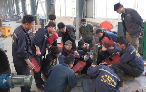 Welding training, committed to manufacturing high-quality waste oil to diesel plant