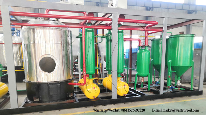 waste oil to diesel plant